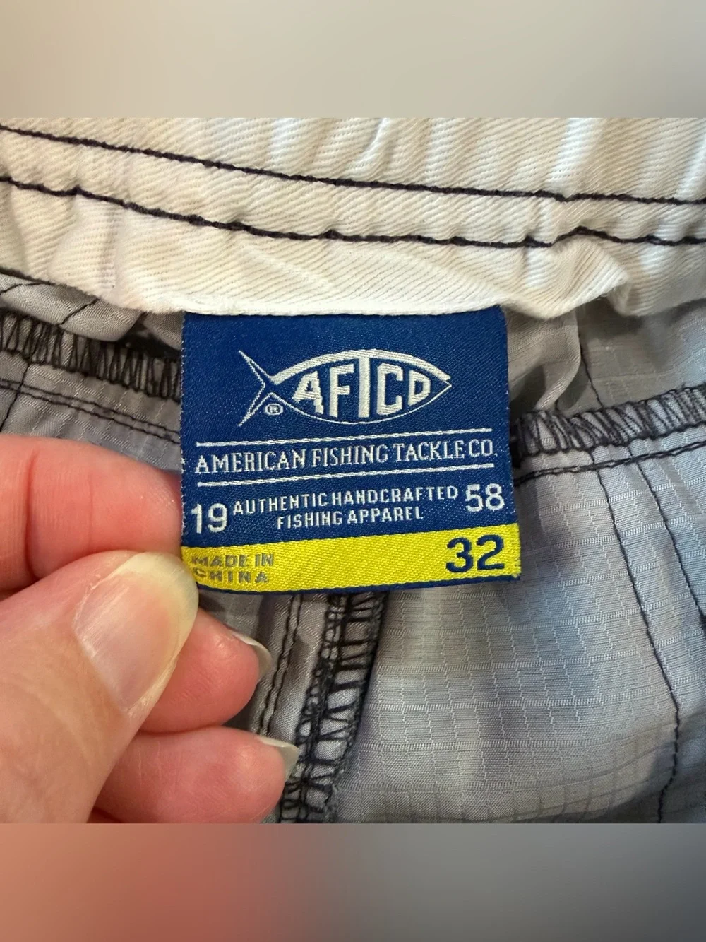 AFTCO Shorts Mens Performance Fishing 32x8